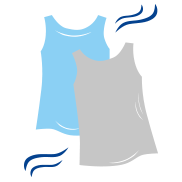 Tipp: Luftige Kleidung